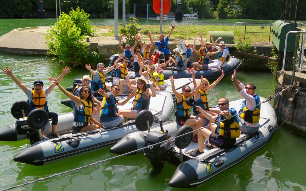 Rallye nautique en zodiac au Nautic Park