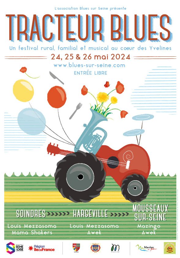 Affiche Tracteur Blues