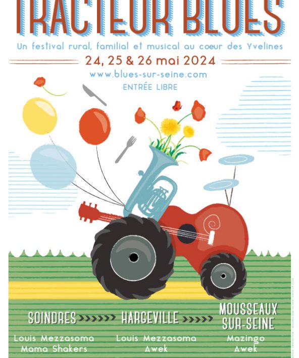 Affiche Tracteur Blues