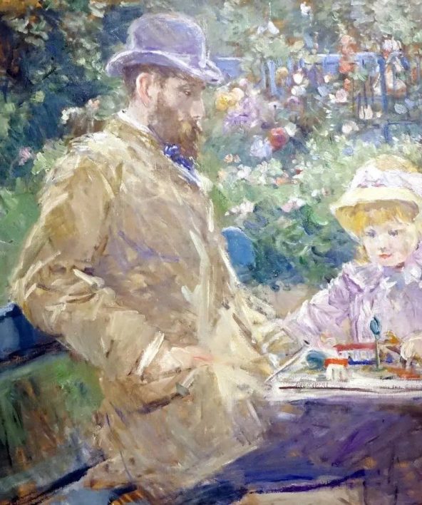 Eugène et Julie au jardin