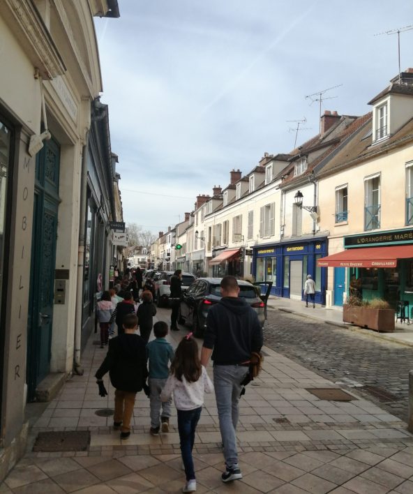 Rue du bourg à rue de Gaulle-Rambouillet