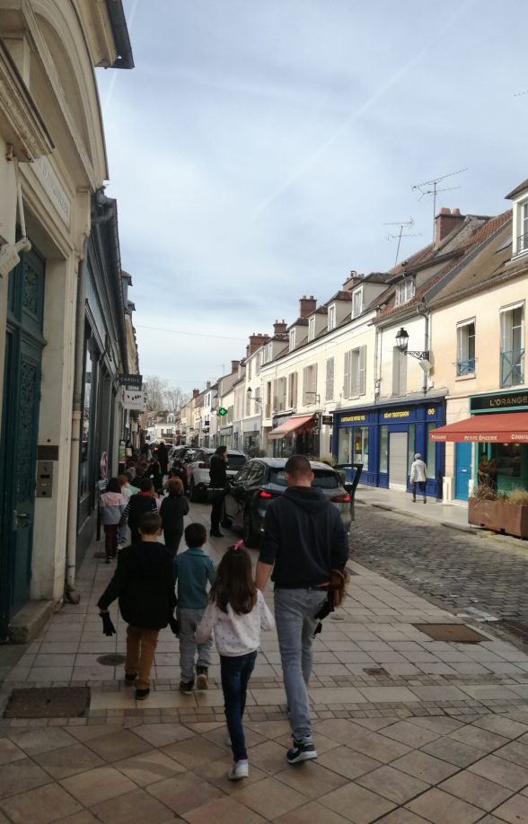 Rue du bourg à rue de Gaulle-Rambouillet