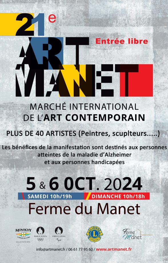 affiche ART MANET 2024