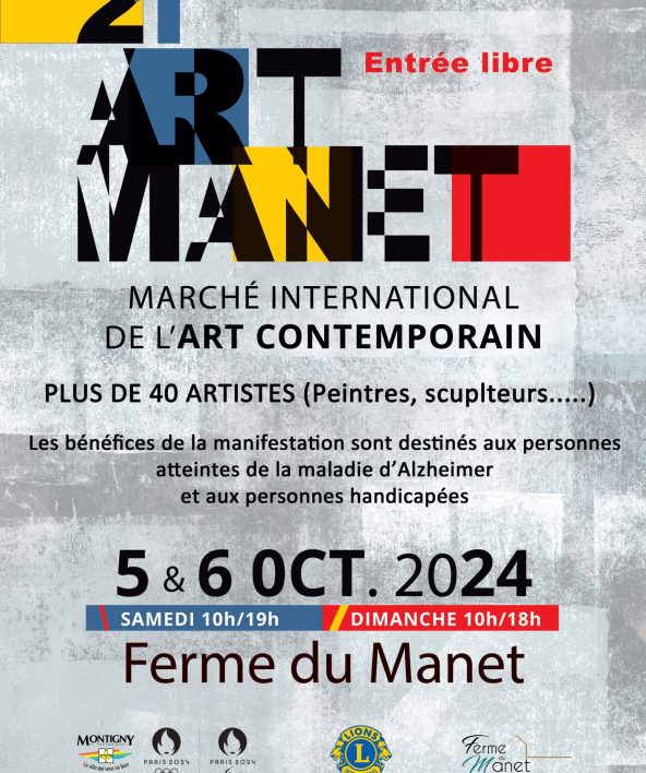 affiche ART MANET 2024