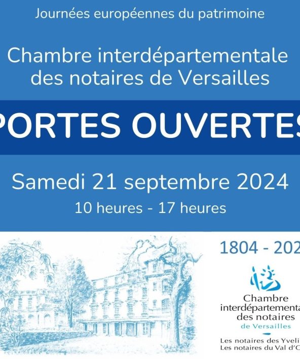 Journées Européennes du Patrimoine - Chambre Interdépartementale des notaires de Versailles