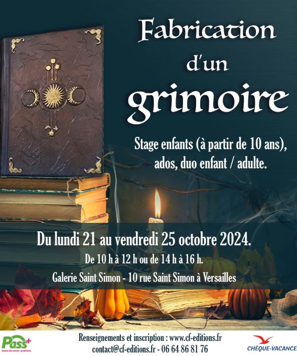 Stage "Fabrication d'un grimoire"