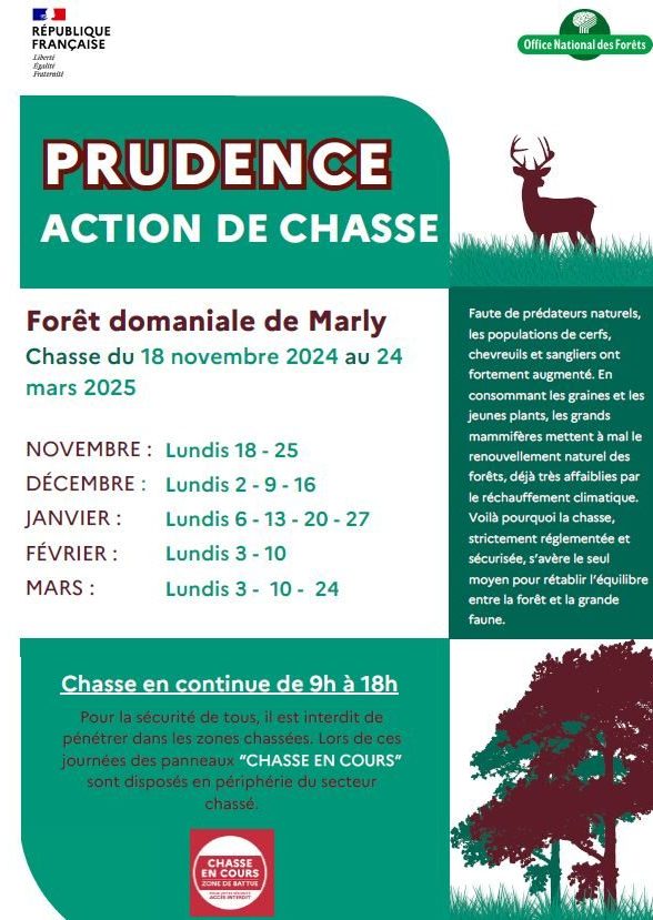 Jours de chasse 2024 - 2025_Marly-le-Roi