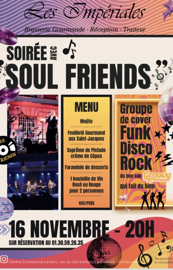 Soirée avec Soul Friends_Rambouillet