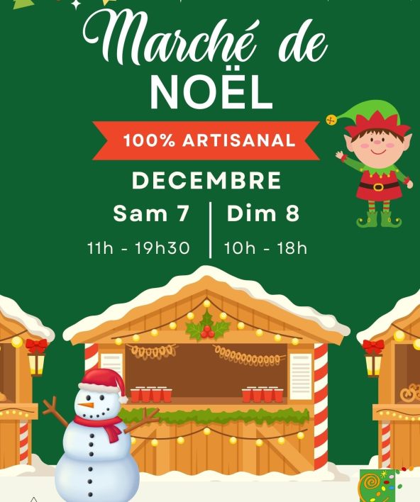 Affiche du Marché de Noël 2024 du Mesnil-Saint-Denis