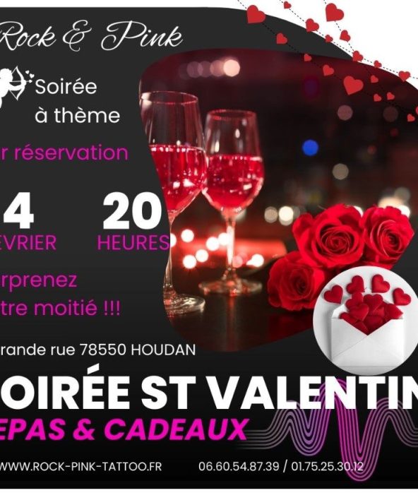 Soirée St-Valentin au Rock and Pink_Houdan