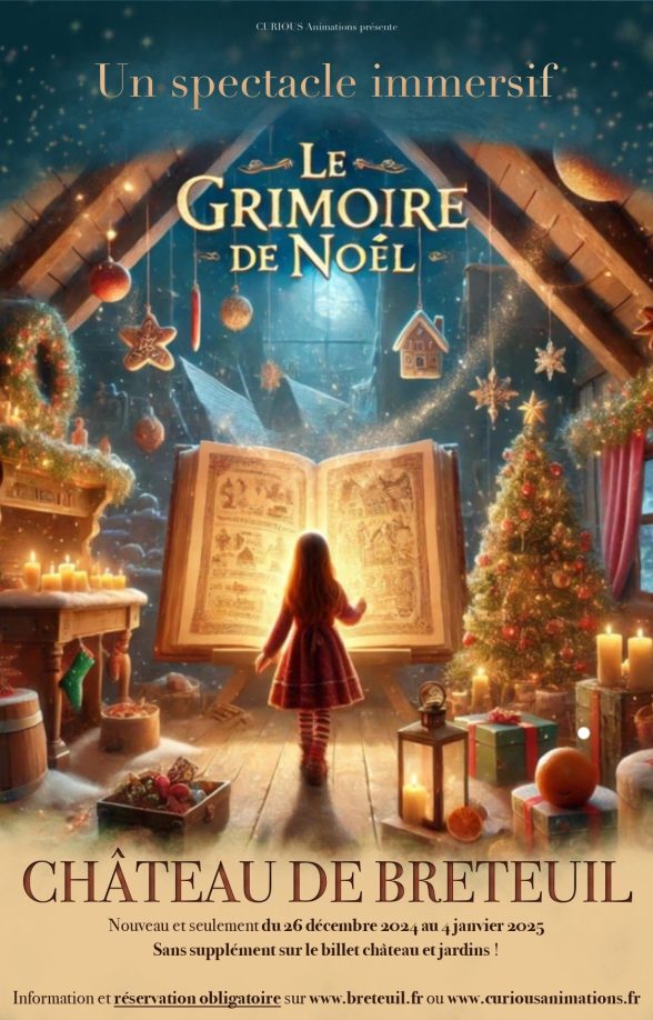 Le grimoire de Noël : spectacle immersif au château de Breteuil_Chevreuse