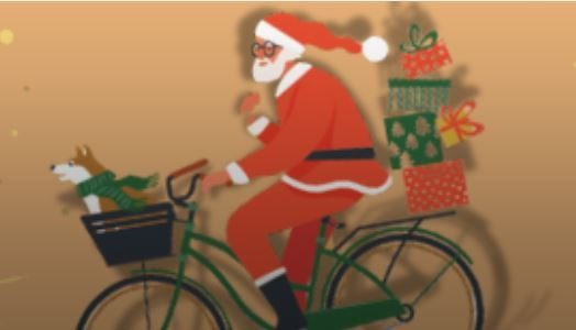 Le père Noël déambulera à vélo_Chatou