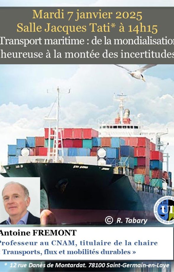 Transport maritime : de la mondialisation heureuse à la montée des incertitudes