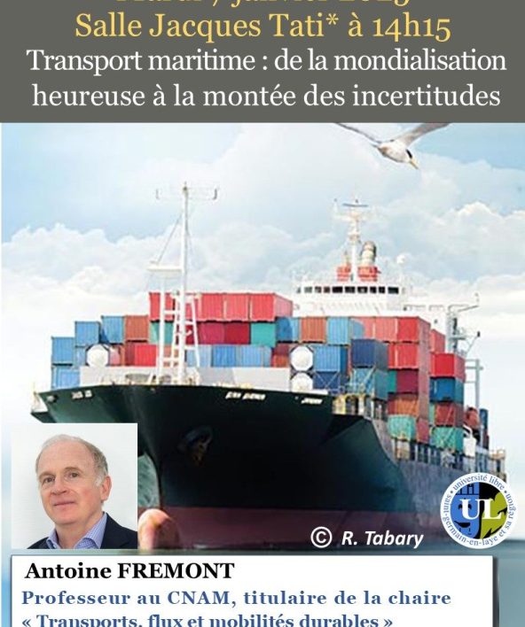 Transport maritime : de la mondialisation heureuse à la montée des incertitudes