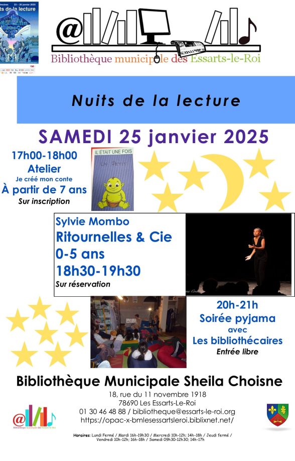 Nuits de la lecture aux Essarts-le-Roi_Les Essarts-le-Roi