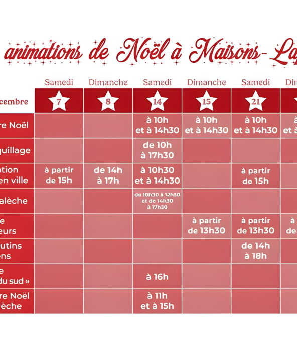 Animations de Noël en ville_Maisons-Laffitte