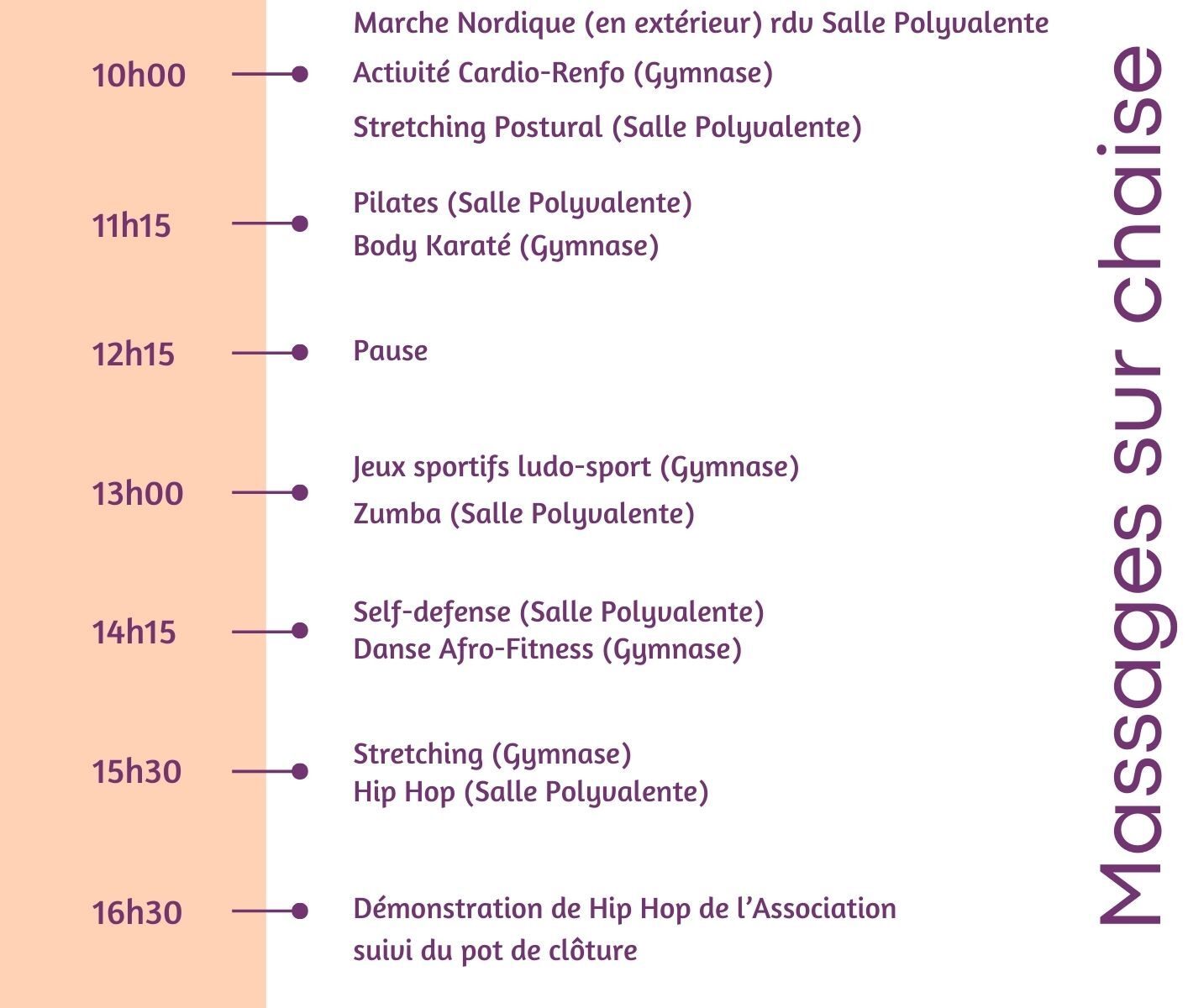 programme de la journée