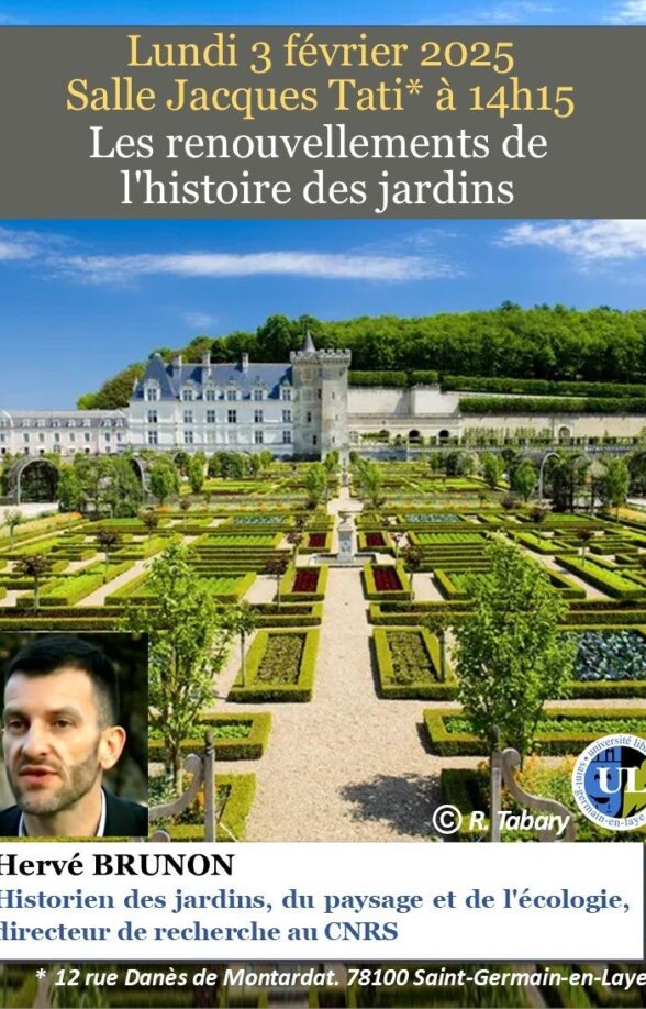 Les renouvellements de l'histoire des jardins