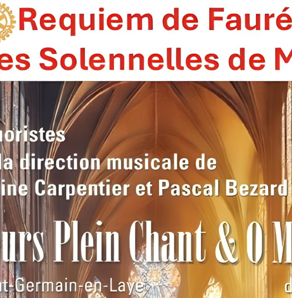 Concert caritatif "Requiem de Fauré Vêpres solennelles de Mozart""_Maisons-Laffitte