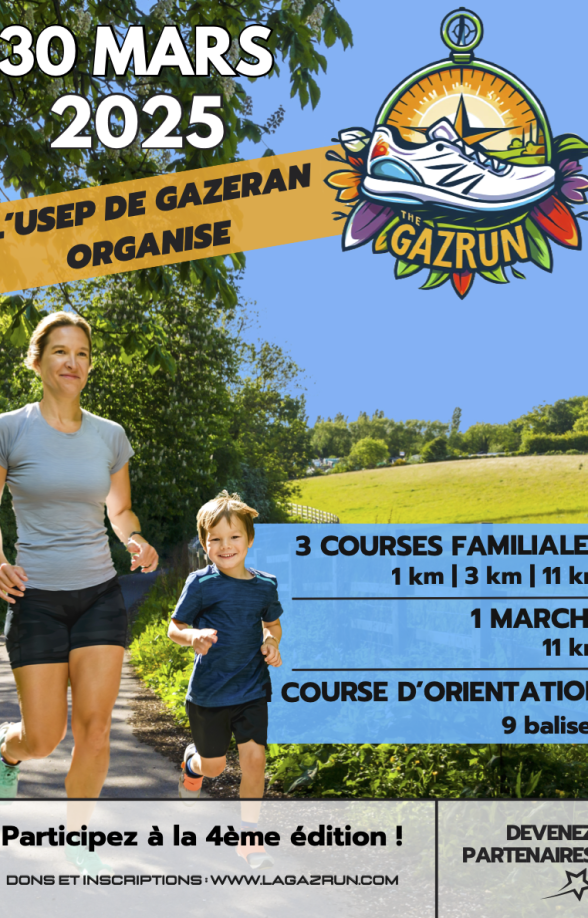 Flyer Gaz'Run 2025