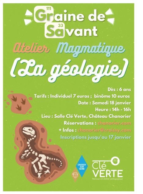 Graine de savant - Atelier Magmatique "La Géologie"_Le Vésinet