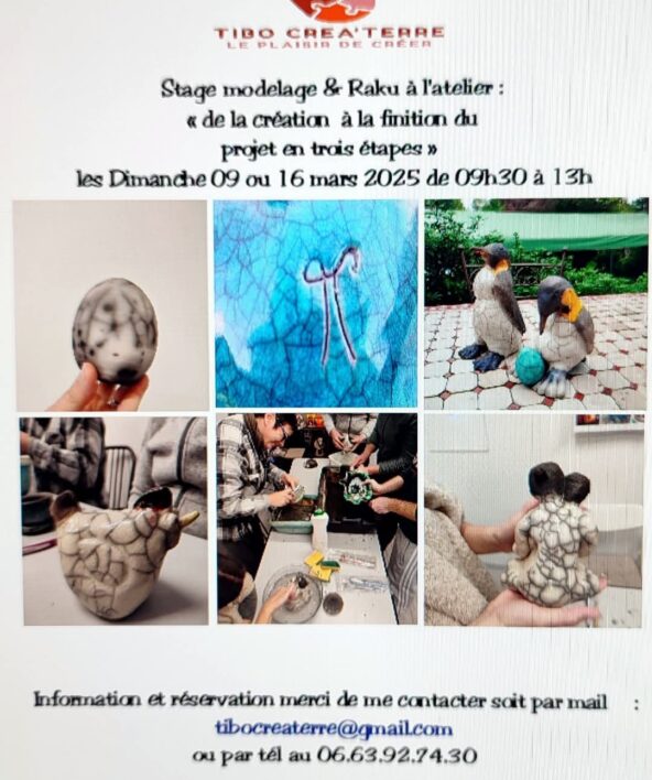 Stage modelage & Raku à l'atelier_Gazeran