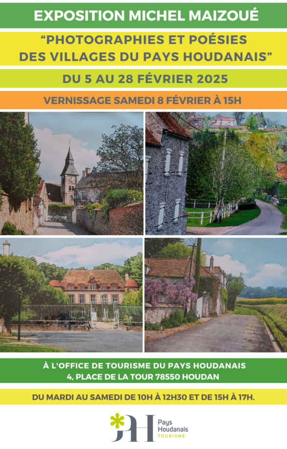 Exposition de Michel MAIZOUE "Photographies et poésies des villages du Pays Houdanais"_Houdan