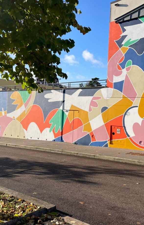 Fresque murale : Puzzle_Ecquevilly