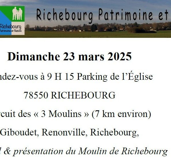 Randonnée Richebourg "circuit des 3 Moulins"_Richebourg