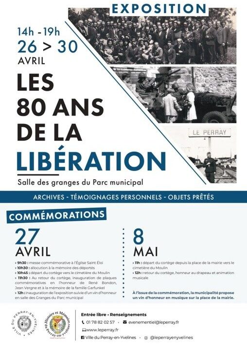 Exposition "Les 80 ans de la libération"_Le Perray-en-Yvelines