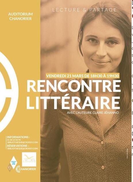 Rencontre littéraire avec Claire Jéhanno_Croissy-sur-Seine